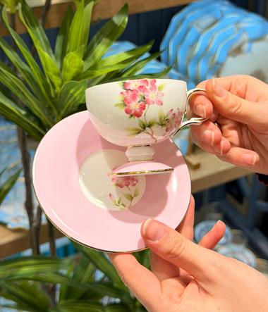 6 Kişilik Roselle Kahve Fincan Takımı 