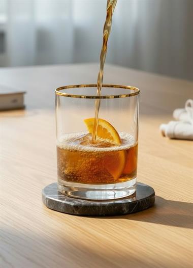 6 lı Bohemia Larus Gold Kısa Bardak