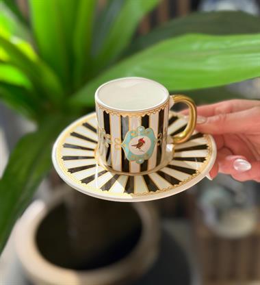 6lı Black Bird Kahve Fincanı