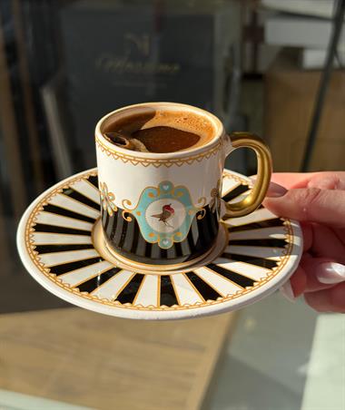 6lı Black Bird Soho Kahve Fincanı