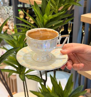 6lı Elsa Porselen Kahve Fincanı