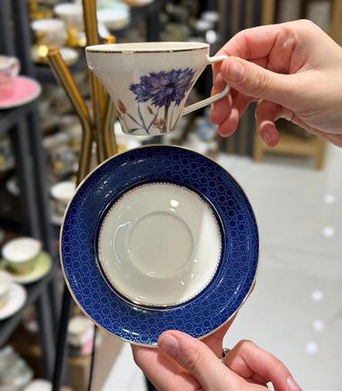 6lı Lapis Porselen Türk Kahve Fincanı 90cc