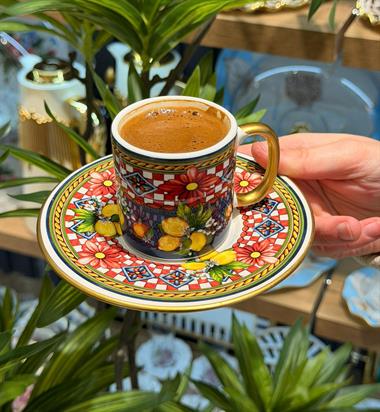 6 Kişilik Lemoon Kahve Fincanı