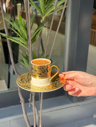 6lı Porselen Martha Kahve Fincanı