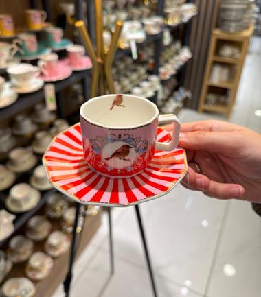6lı Porselen Pajaro Bird Kahve Fincanı