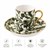 6lı Porselen Willow Kahve Fincanı 100 ml