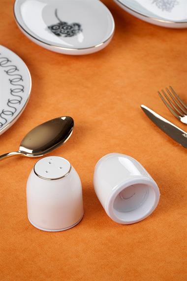 Adalee 12 Kişilik 46 Parça Porselen Yemek Takımı