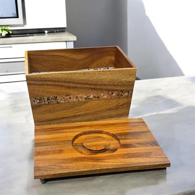 Akasya Lüks Kapaklı Ekmeklik 35*20cm