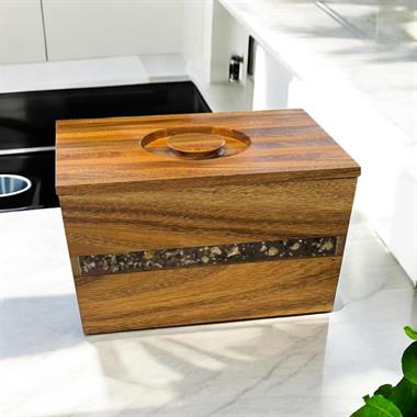 Akasya Lüks Kapaklı Ekmeklik 35*20cm