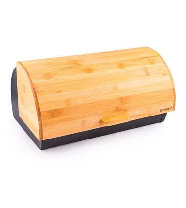 Bambum - Ekmek Saklama Kabı Bambu Kapaklı
