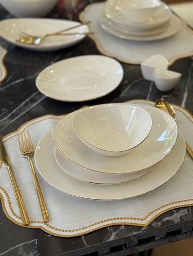 Brınıa Gold 29 Parça Yemek Takımı