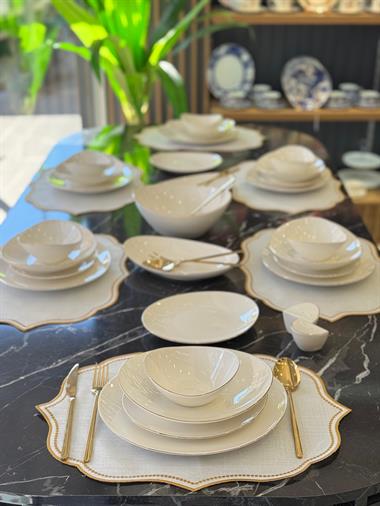 Brınıa Gold 29 Parça Yemek Takımı