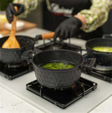 Brioni Diamond 5 Parça Siyah Midi Set