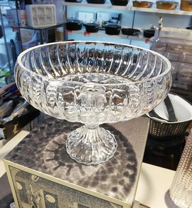 Cam Büyük Boy Salata Kasesi Ayaklı 24cm