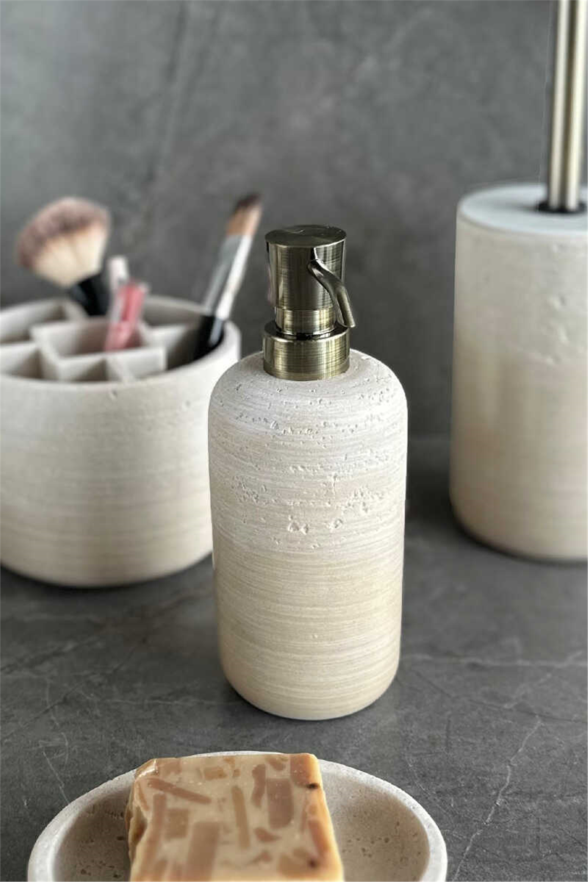 Charm 5li Banyo Seti - Bej