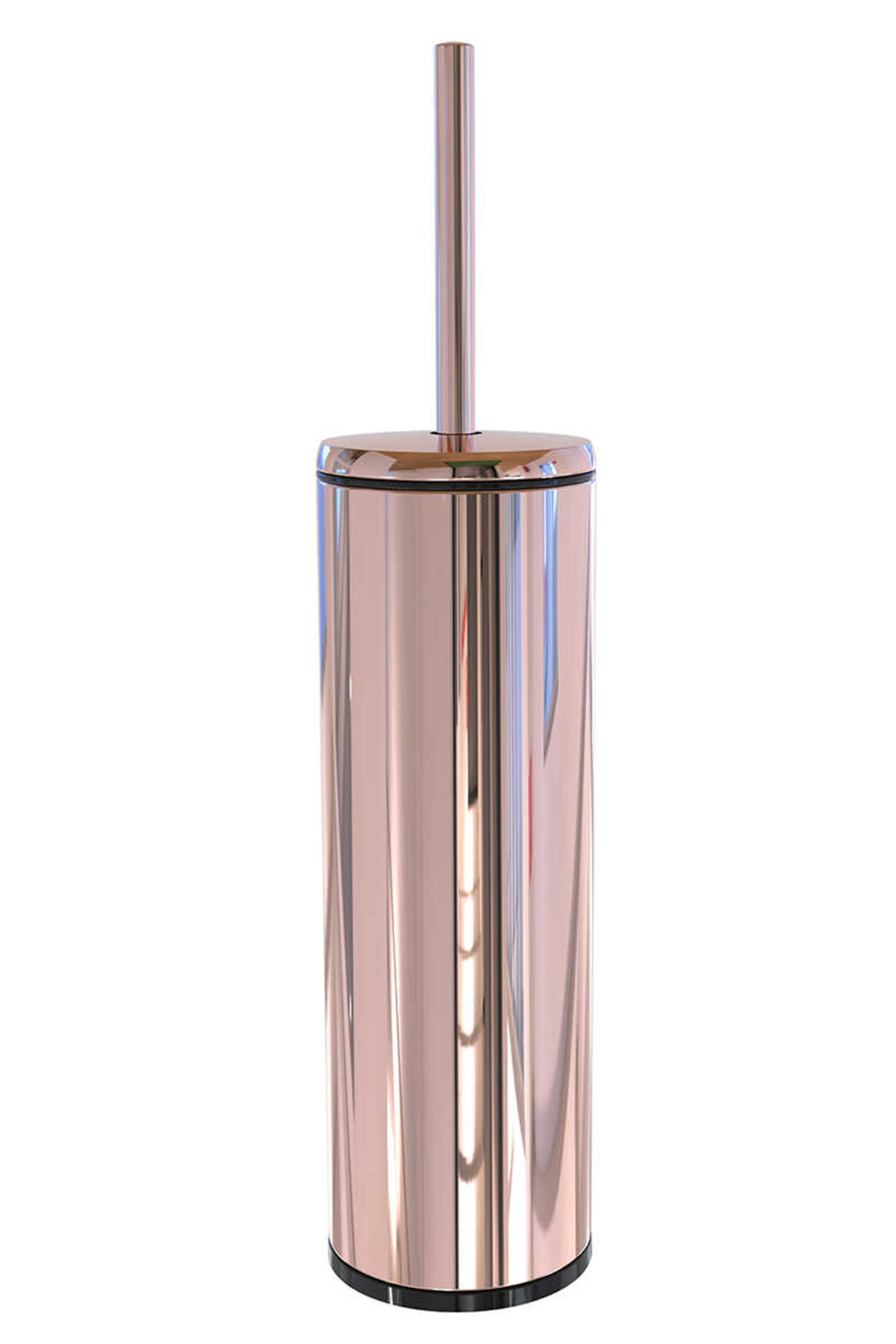 Cigo Çelik Tuvalet Fırçası - Rose Gold & İç Kısım Siyah