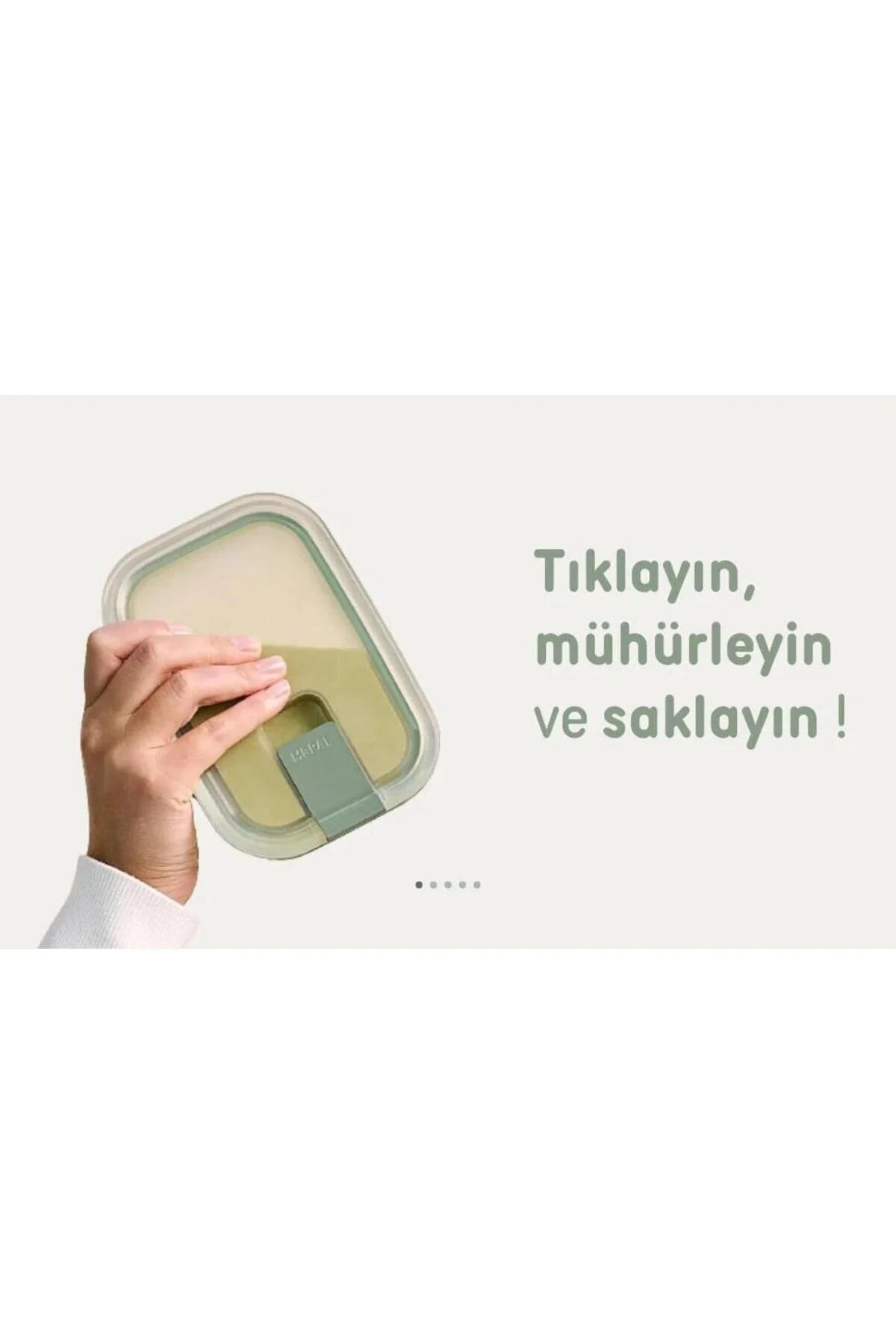 EasyClip Saklama Kabı 1000ml - Yeşil