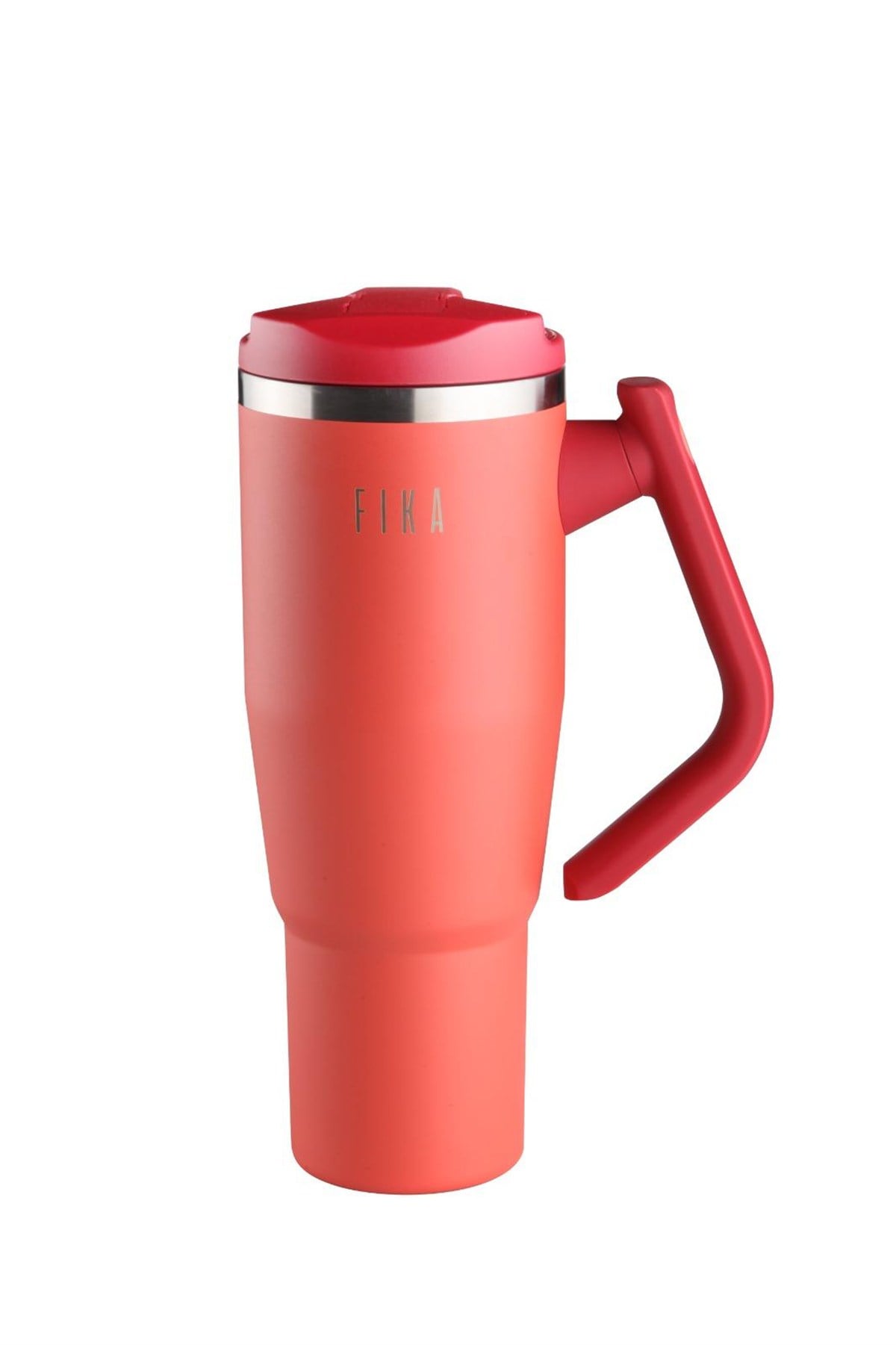 Fika Lumi Döner Kulplu Termos 1200 Ml - Kırmızı