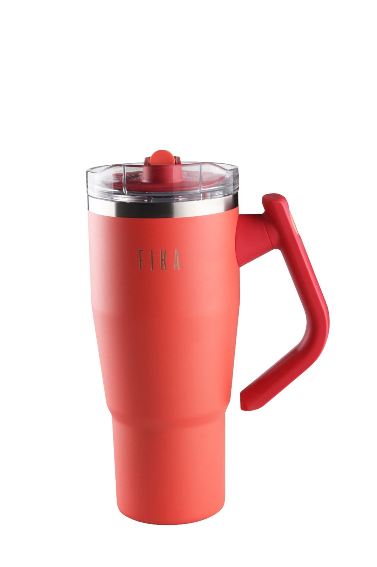 Fika Lumi Döner Kulplu Termos 1200 Ml - Kırmızı