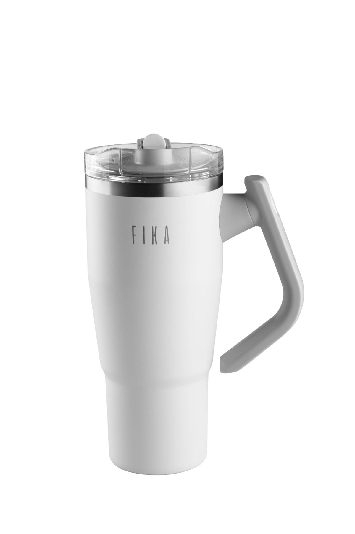 Fika Lumi Döner Kulplu Termos 950 Ml - Beyaz