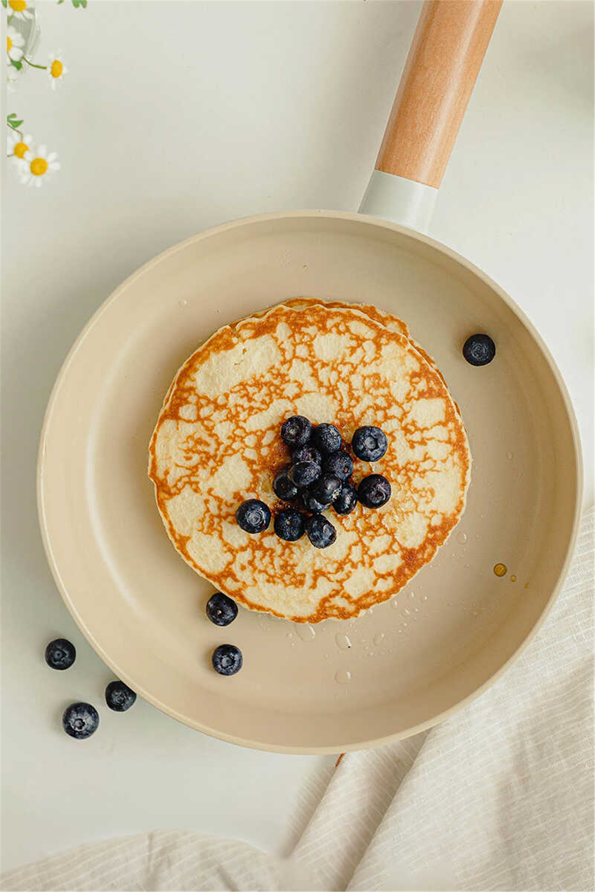 Fika Seramik Kaplama Tava 30 CM - Bej