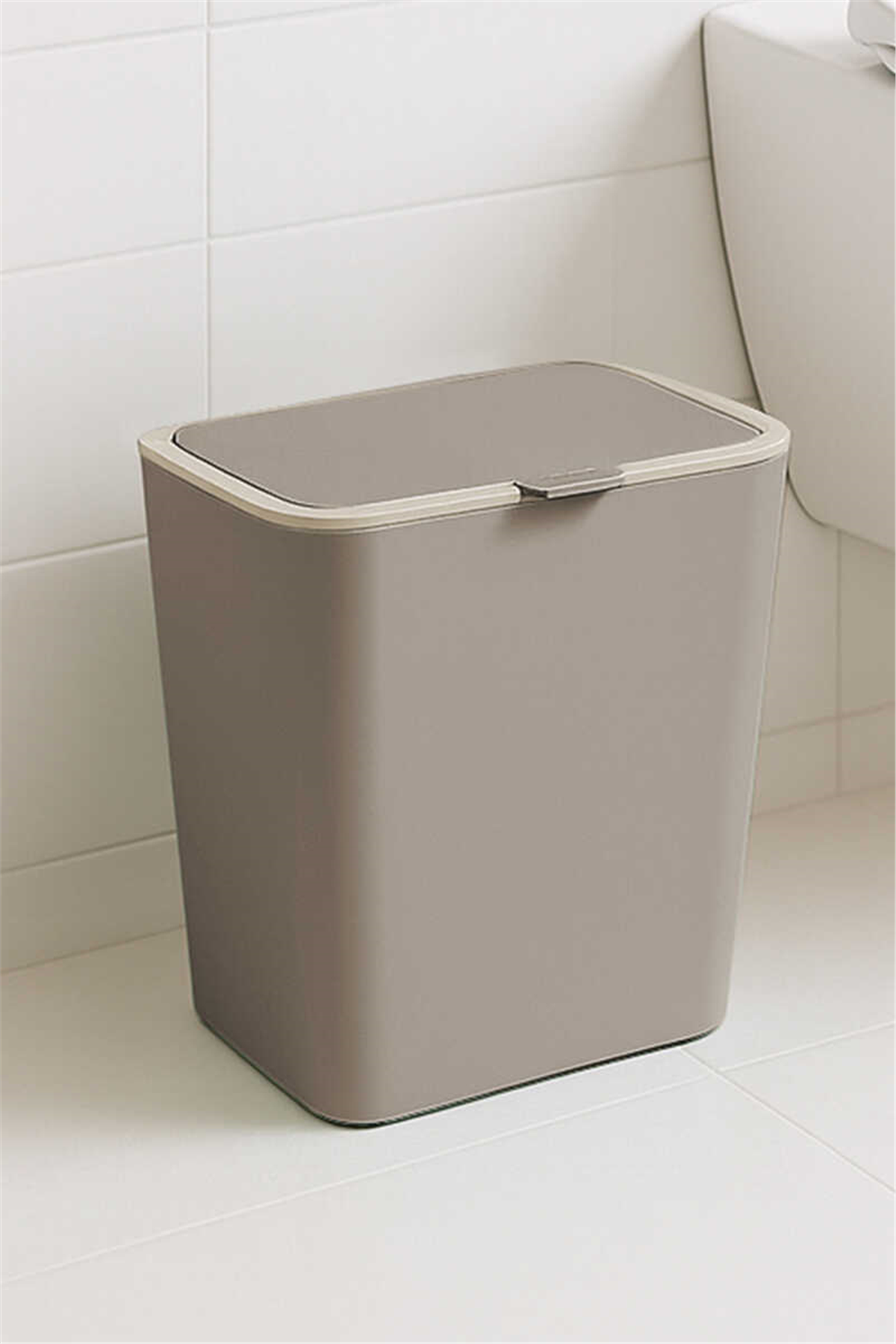 Flip 6 LT Banyo Mutfak Tezgah Üstü Çöp kovası - Kum Beji