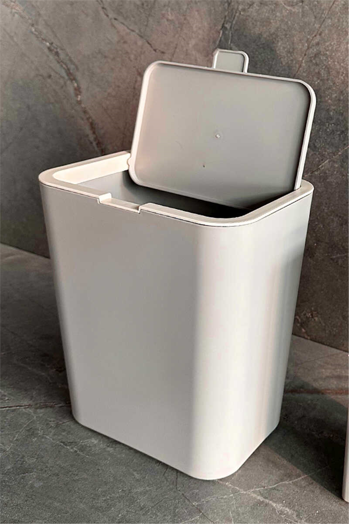 Flip 6 LT Banyo Mutfak Tezgah Üstü Çöp kovası - Kum Beji