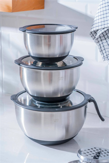 Focus Pro Karıştırma ve Saklama Kabı Seti Siyah