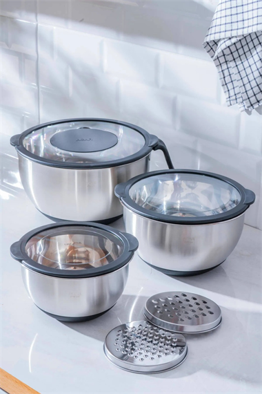 Focus Pro Karıştırma ve Saklama Kabı Seti Siyah