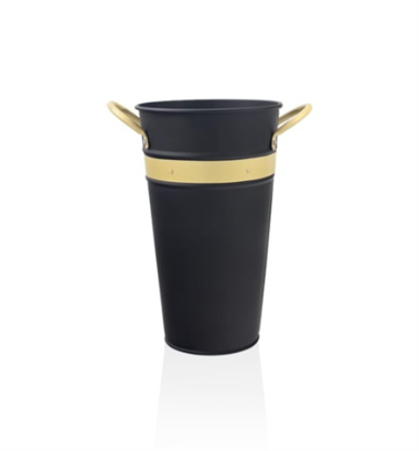 Galvin Vazo Siyah 40 cm