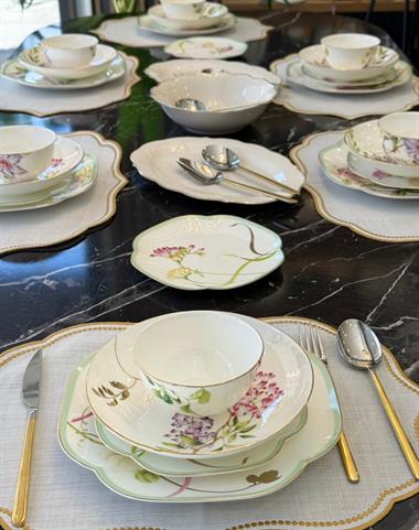 Happily 24 Parça 6 Kişilik Porselen Yemek Takımı