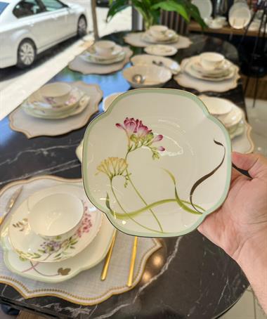 Happily 24 Parça 6 Kişilik Porselen Yemek Takımı