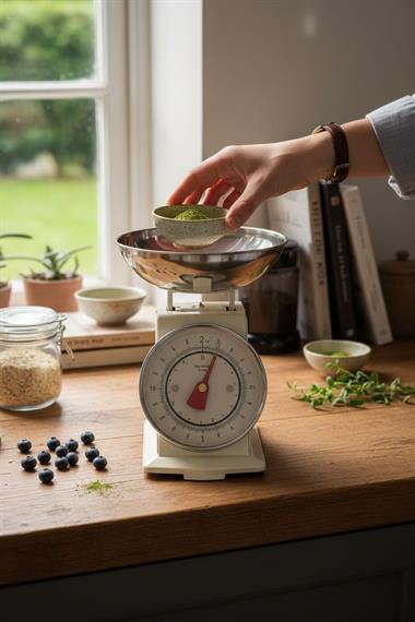 Hassas Mutfak Terazisi Beyaz Gümüş