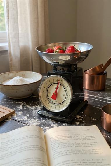 Hassas Mutfak Terazisi Siyah Gümüş