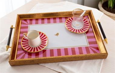 Iwon Pink Bird Çay Kahve Seti 25 Parça