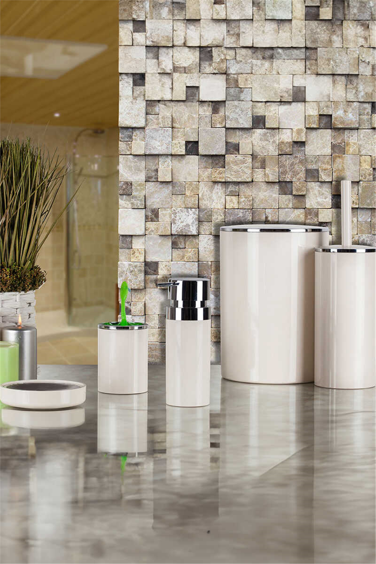 LENOX  BANYO SETİ / BEJ