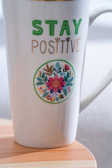 Lotus Porselen Kupa - 500 ml