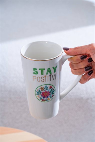 Lotus Porselen Kupa - 500 ml