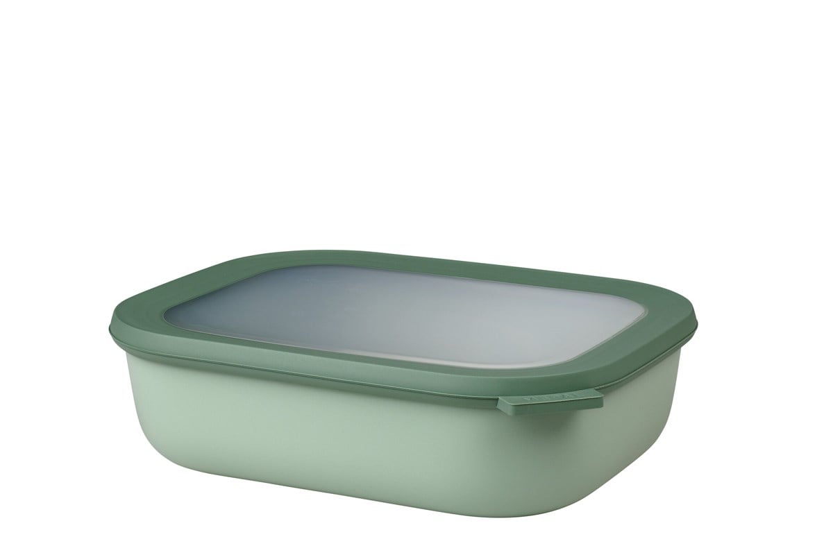 Multi Bowl Cirqula Rectangular Saklama Kabı 2000 ml – Yeşil