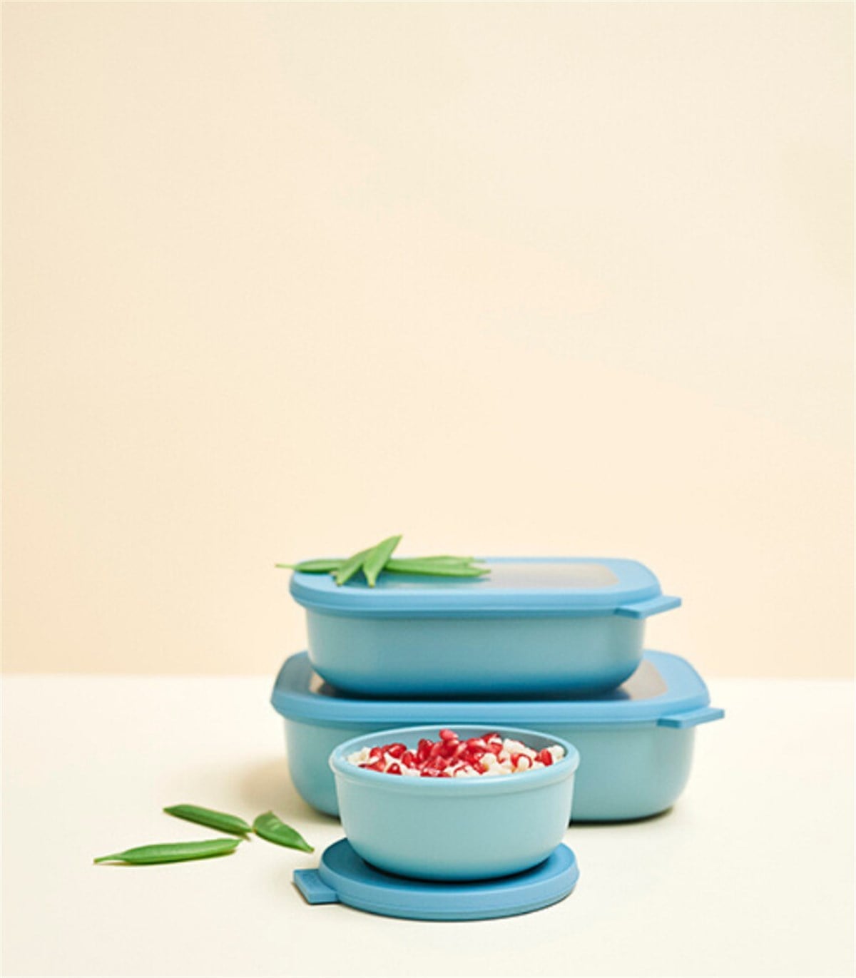 Multi Bowl Cirqula Rectangular Saklama Kabı 3000 ml – Kırmızı