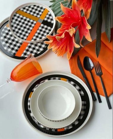 Onedekor Sufii Modern 24 Parça Bone Yemek Takımı Luke