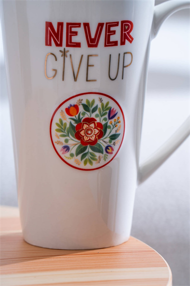 Peony Porselen Kupa - 500 ml