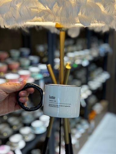 Porselen Latte Kupa 300ml