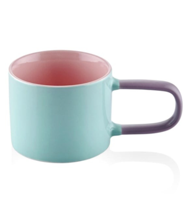 Rainbow Porselen Kupa Yeşil 270 ml