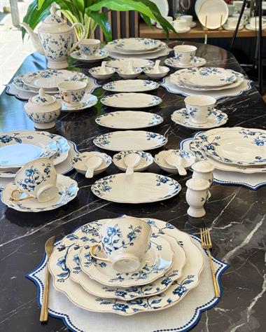 Rosa 6 Kişilik 48 Parça Porselen Kahvaltı Takımı 