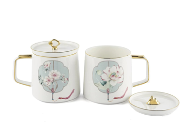 Rosita 2li Kapaklı Kupa Seti 420cc