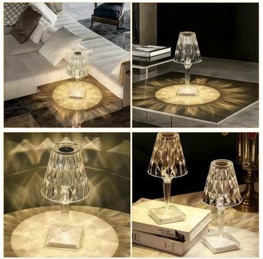 Şarjlı Dekoratif Ambiyans Masa Lambası – Diamond