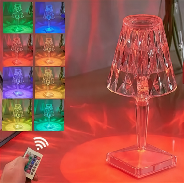 Şarjlı Dekoratif Ambiyans Masa Lambası – Diamond