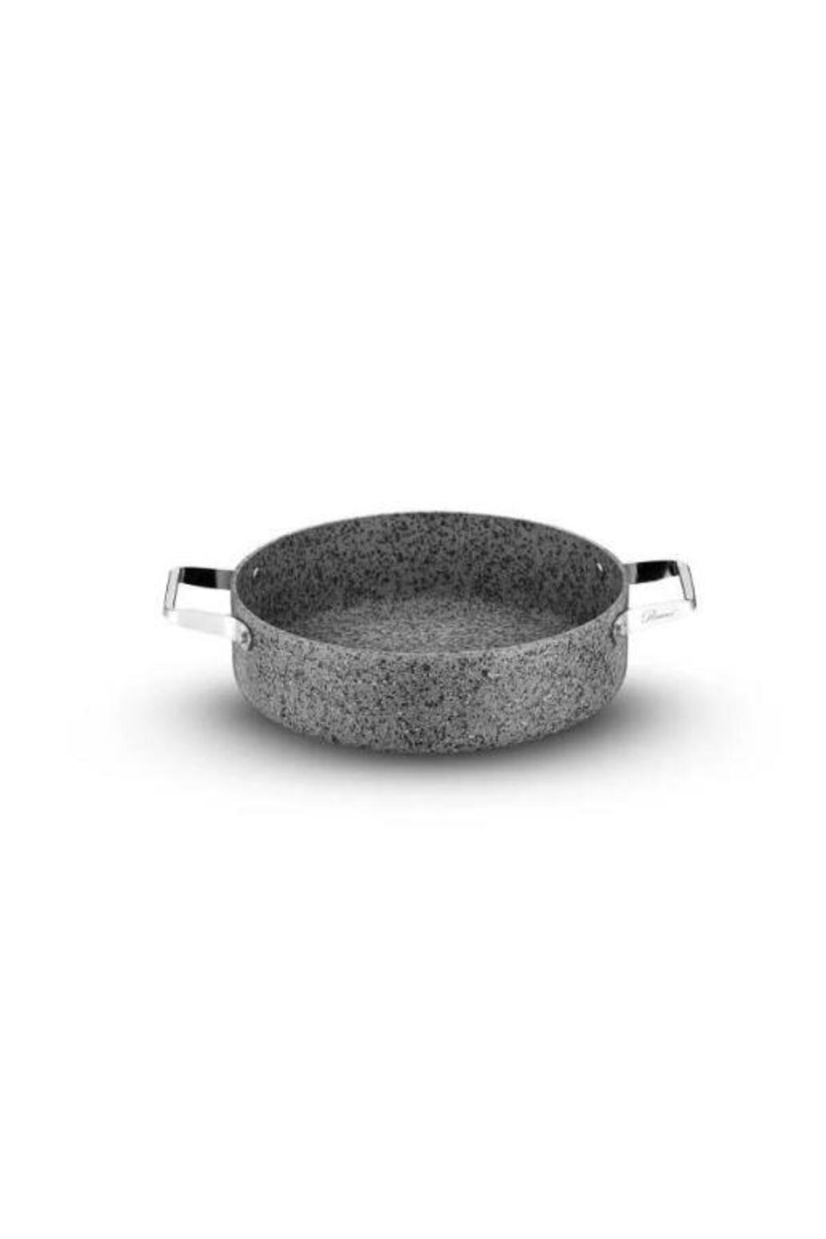 Stone-Age Çizilmez Yanmaz Yapışmaz 22 cm Basık Tencere SH-122