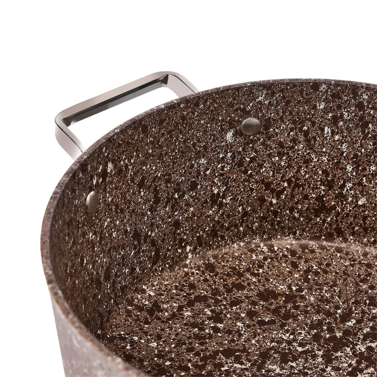 Stone-Age Terra 24cm Çizilmez Yanmaz Yapışmaz İndüksiyonlu Derin Tencere
